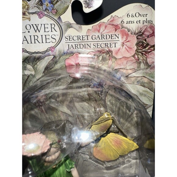 Flower Fairies Daisy Fairy Secret Garden with Fairy Flower and Yellow Butterfly - Picture 8 of 10